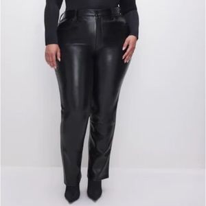 GOOD ICON FAUX LEATHER PANTS